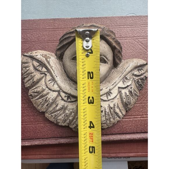 Antique Carved Wood Cherub Angels Pair • Architectural Salvage • European 1800s - Picture 14 of 16